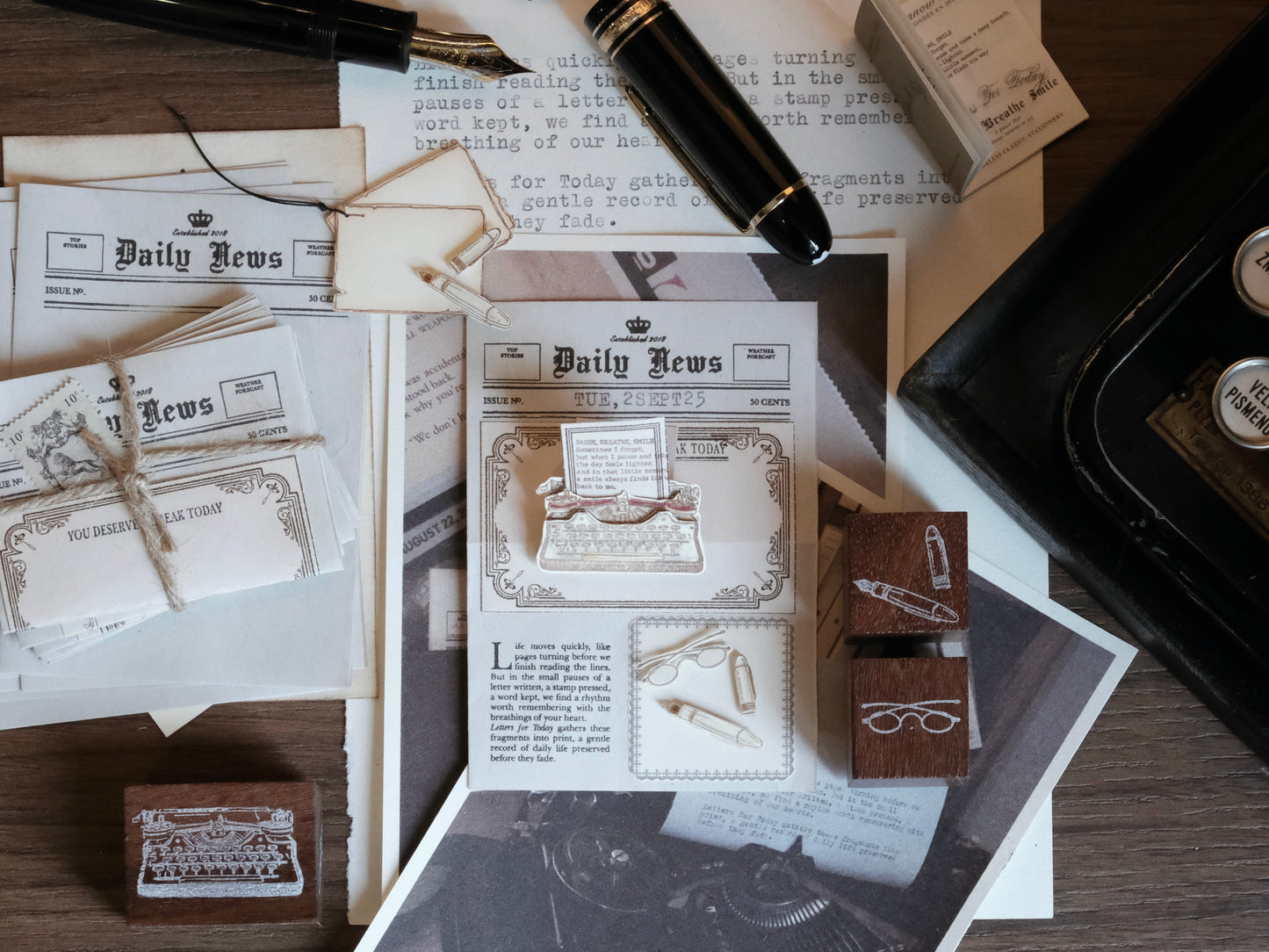 Softly, I Write Memopad in collaboration with Pinky Elephant