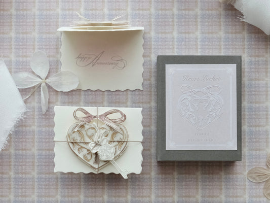 Heart Locket in collaboration with TT Stationery