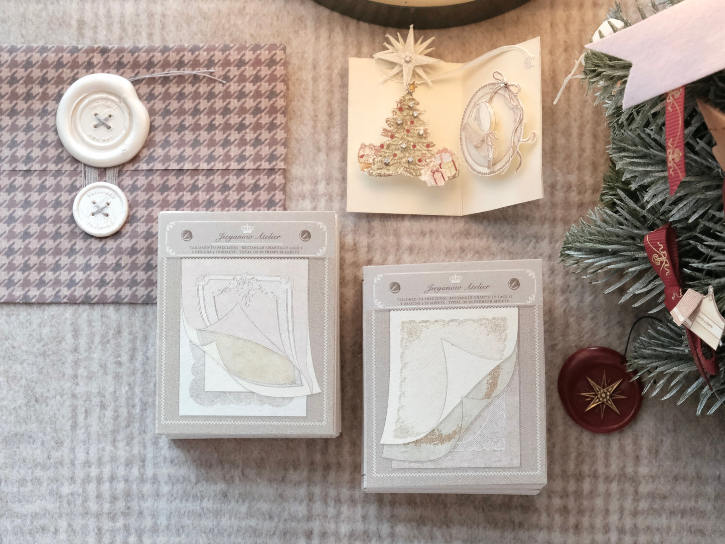 Rectangle Chantilly Lace Memopad