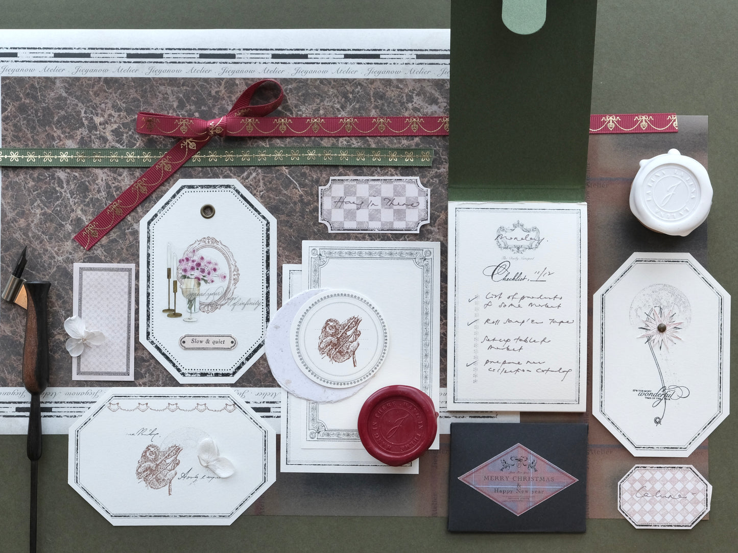 Let It Snow Rubber Stamp