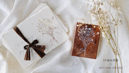 Baby's Breath Bouquet in collaboration with TT Stationery