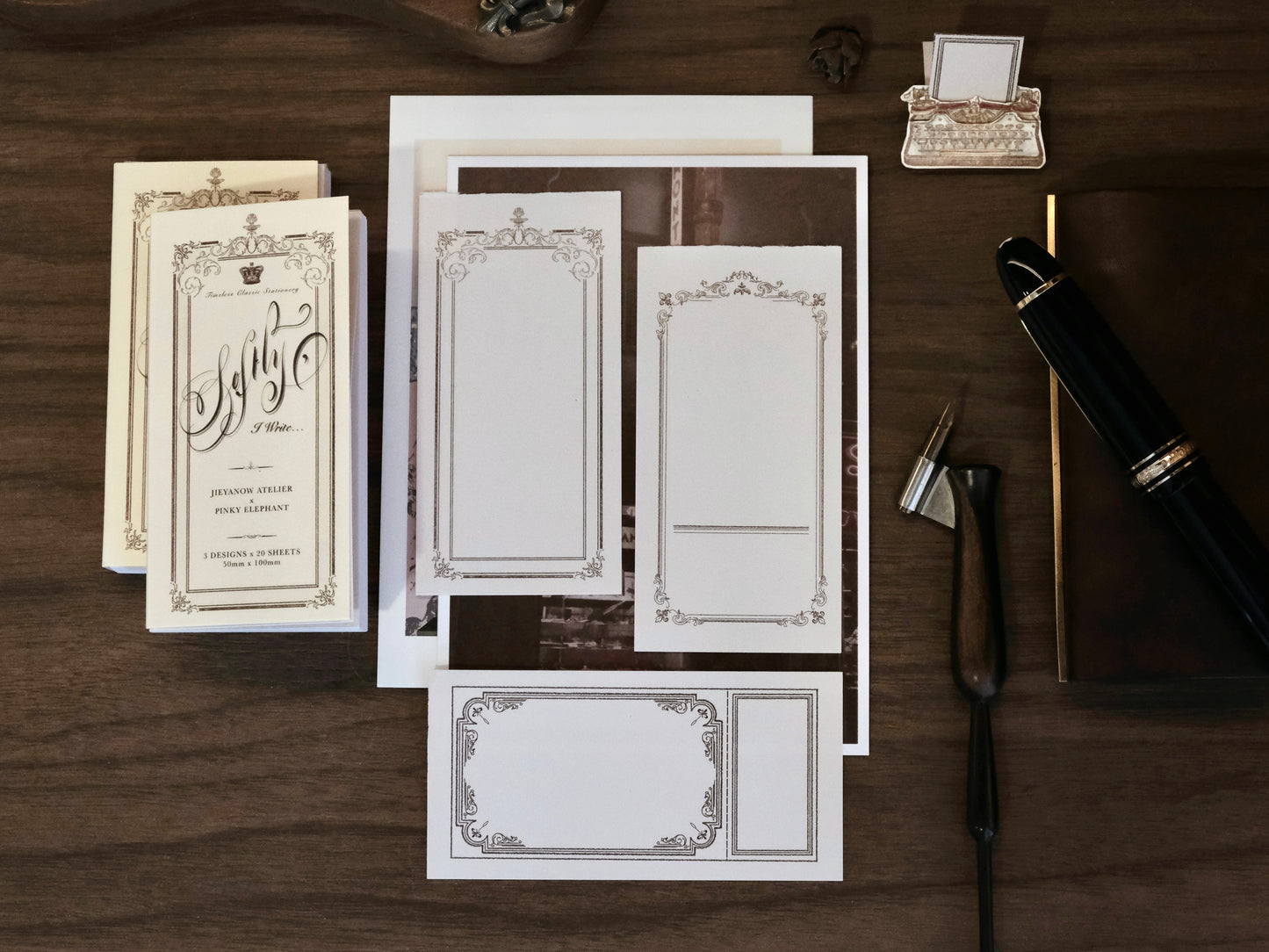 Softly, I Write Memopad in collaboration with Pinky Elephant