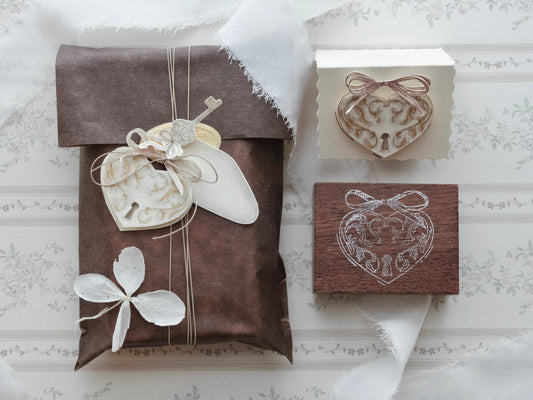 Heart Locket in collaboration with TT Stationery